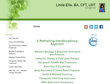 Tablet Screenshot of lindaellis.massagetherapy.com