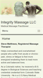 Mobile Screenshot of integritymassage.massagetherapy.com