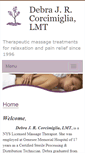 Mobile Screenshot of debrac.massagetherapy.com
